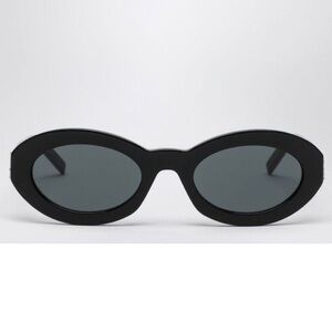 Saint Laurent Round Sunglasses Sl M136 Black Women